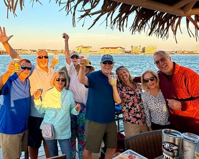 90-Minute Ocean City Tiki Bar Boat Cruise With Alcohol