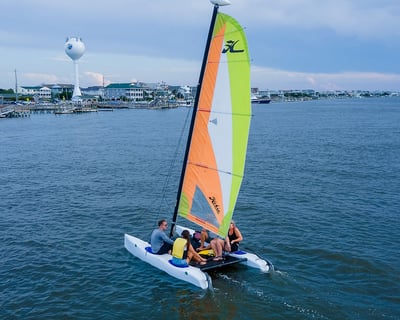 Learn To Sail On A Hobie Catamaran