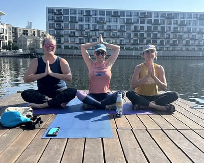Friday Morning Yoga Class in Downtown Milwaukee
