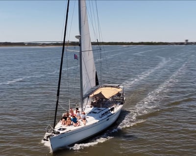Overnight Sunset Sail Charter in Charleston Harbor