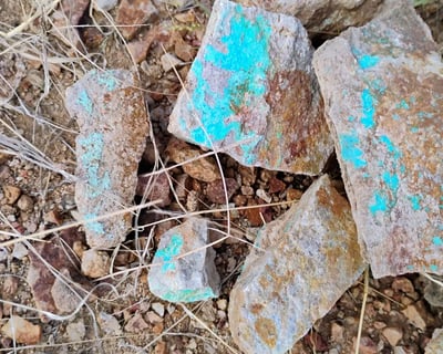 Turquoise Tailings Mining Tour Near Bisbee
