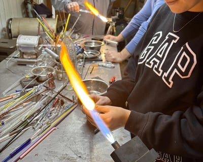 Glass Pipe Class at Boone Blown
