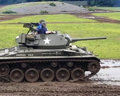 Ride an M4A3 Sherman Tank in Hudson, MA
