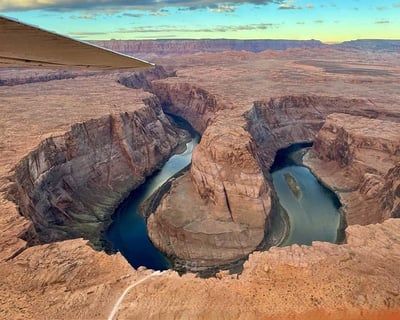 Fly Over Upper Antelope Canyon From Page