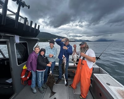 3.5-Hour Halibut Fishing Charter in Icy Strait Point