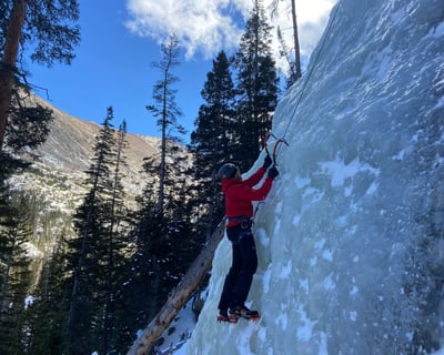 Full-Day Ice Climbing in Estes Park