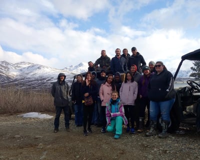 Winter Side-by-Side ATV Tour in Healy