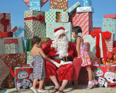 Santa Cruise in Fort Myers Beach