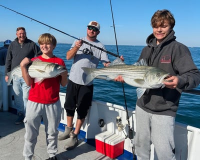 Jersey Shore Striped Bass Fishing Charter