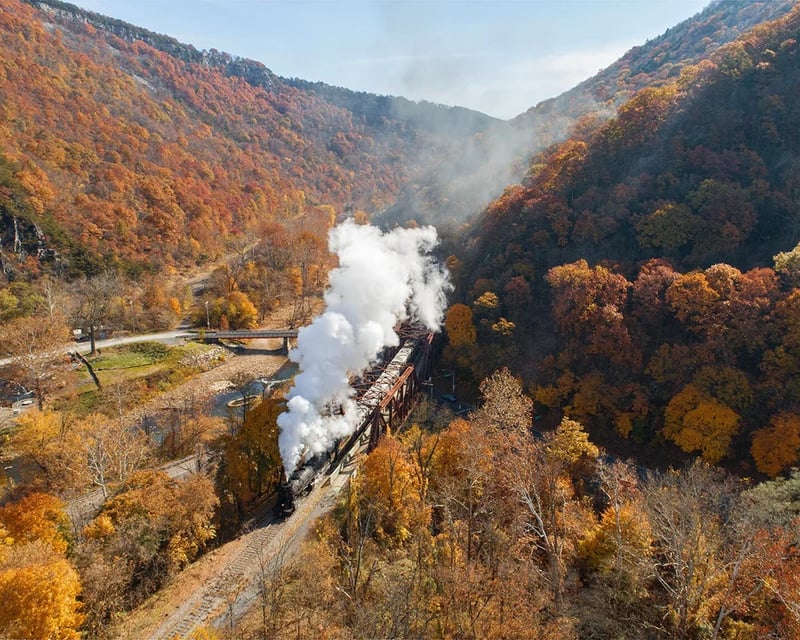 Polar Express Train Ride in Cumberland