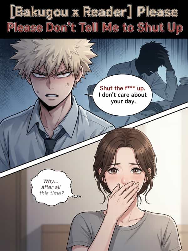[Bakugou x Reader] Please Don't Tell Me to Shut Up