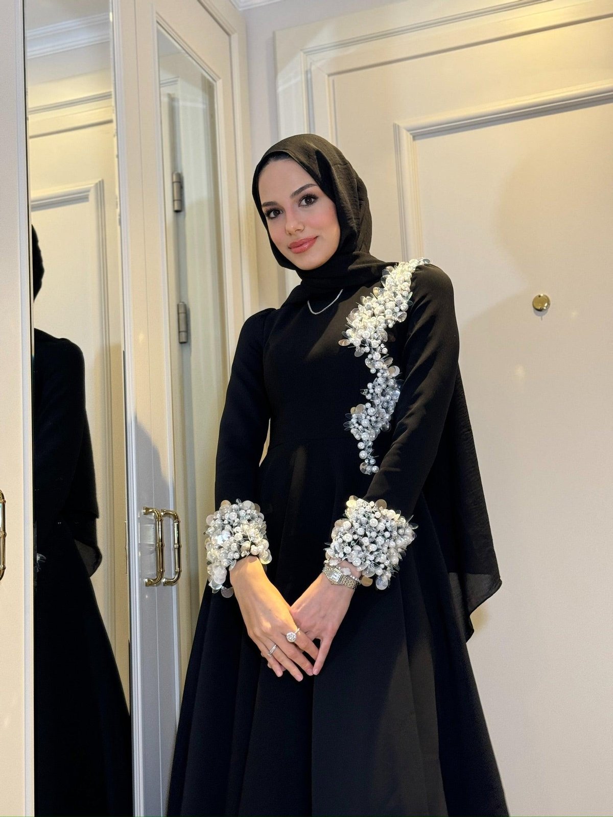 Zuki Midi Boy Elbise - Siyah