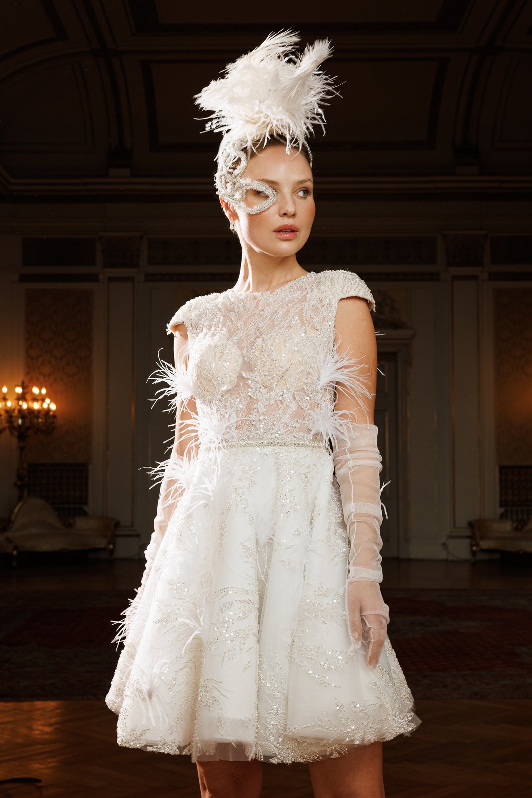 Chelsea Mini Elbise - Beyaz