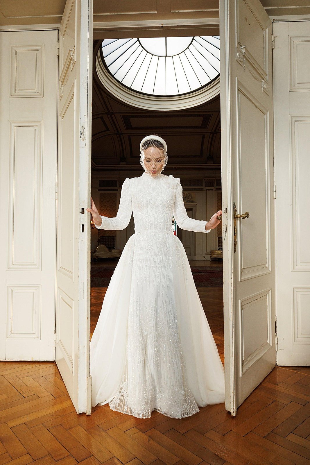 Eternal Kuyruklu Gelinlik - Beyaz