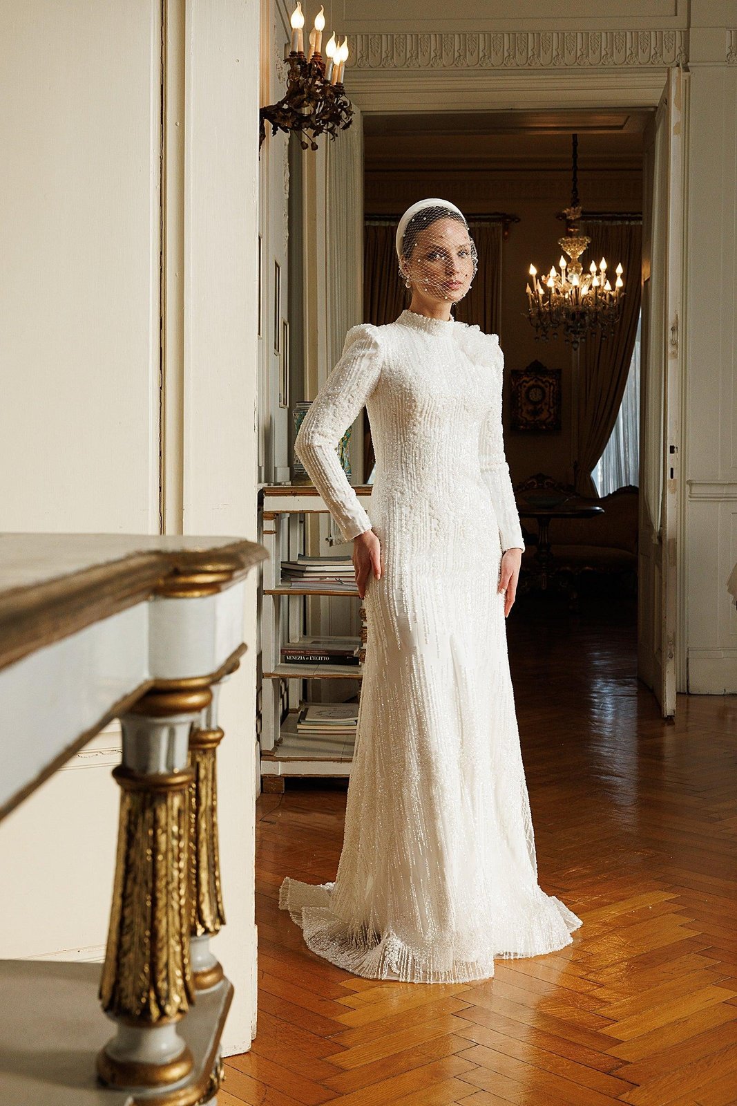 Eternal Kuyruklu Gelinlik - Beyaz