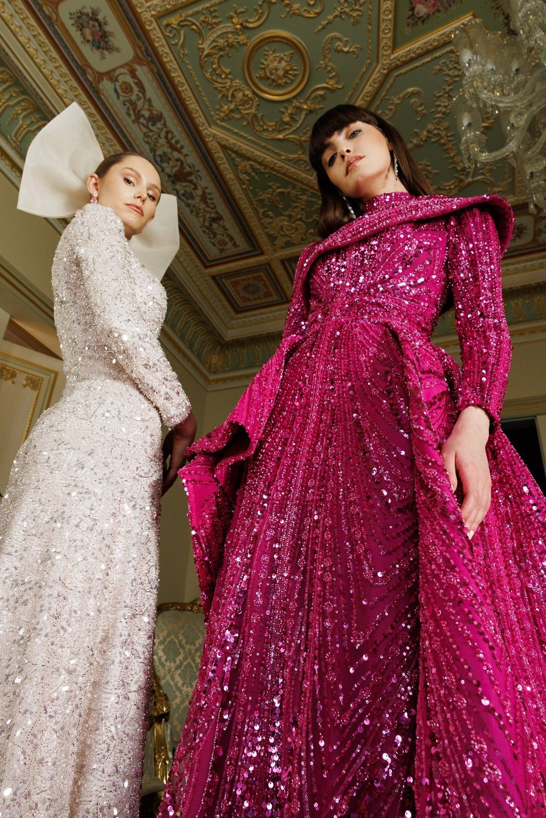 Avin Kuyruklu Elbise - Fuşya