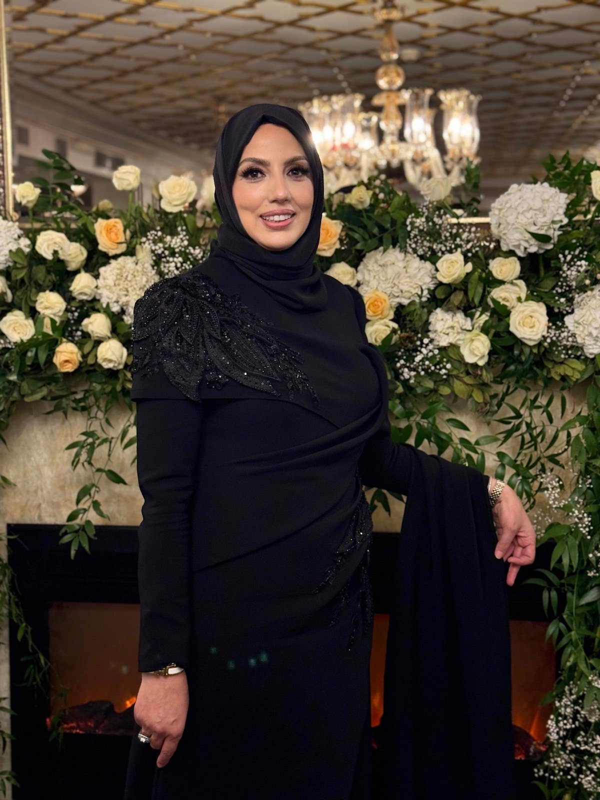 Sangria Siyah Elbise - Siyah