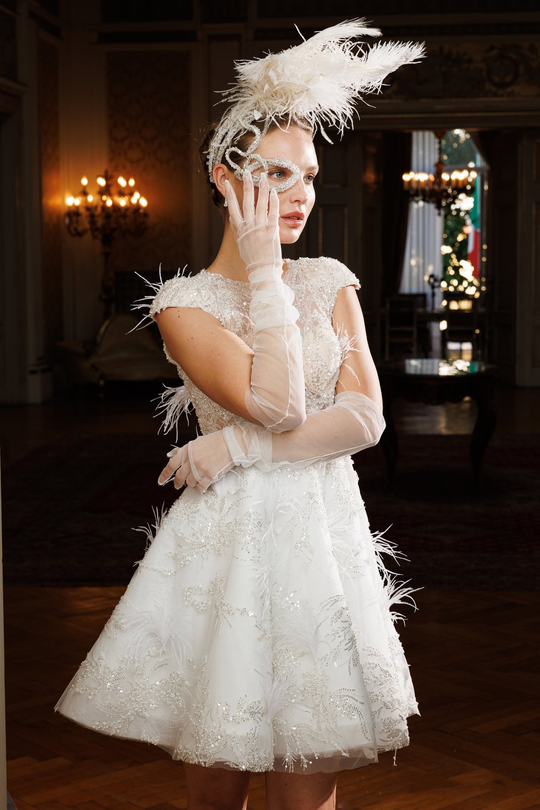 Chelsea Mini Elbise - Beyaz