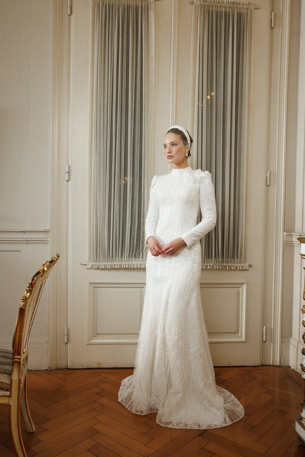 Eternal Kuyruklu Gelinlik - Beyaz