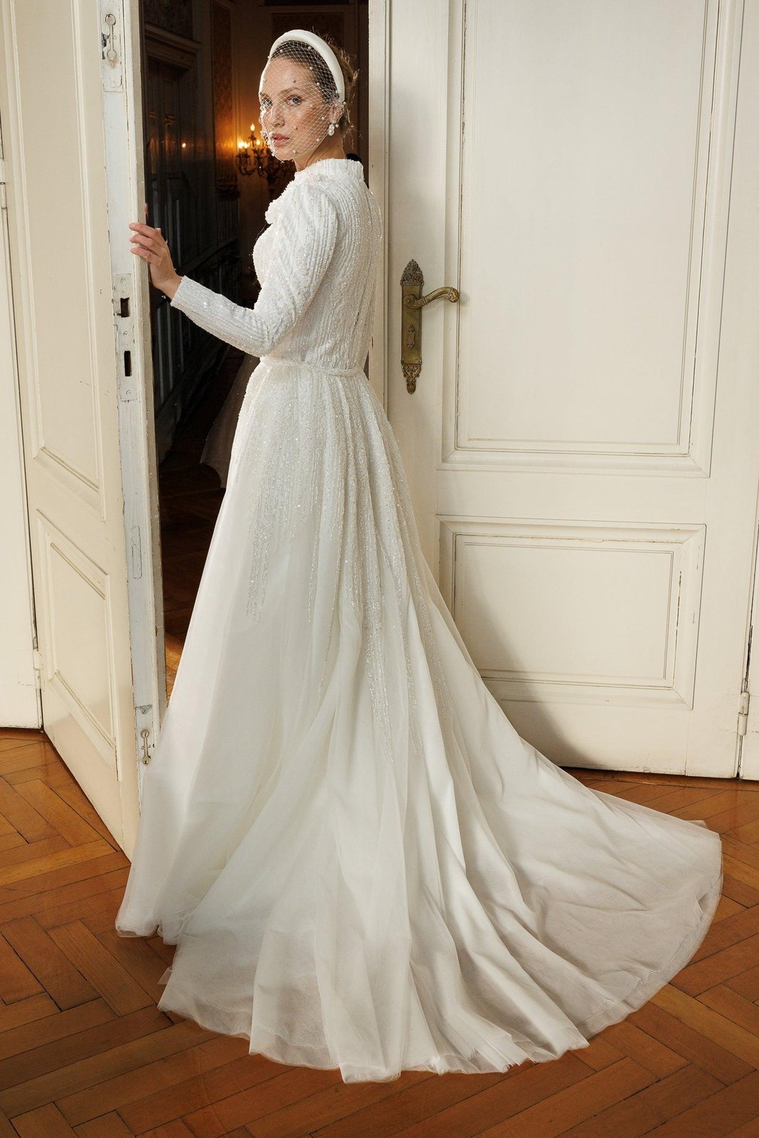 Eternal Kuyruklu Gelinlik - Beyaz