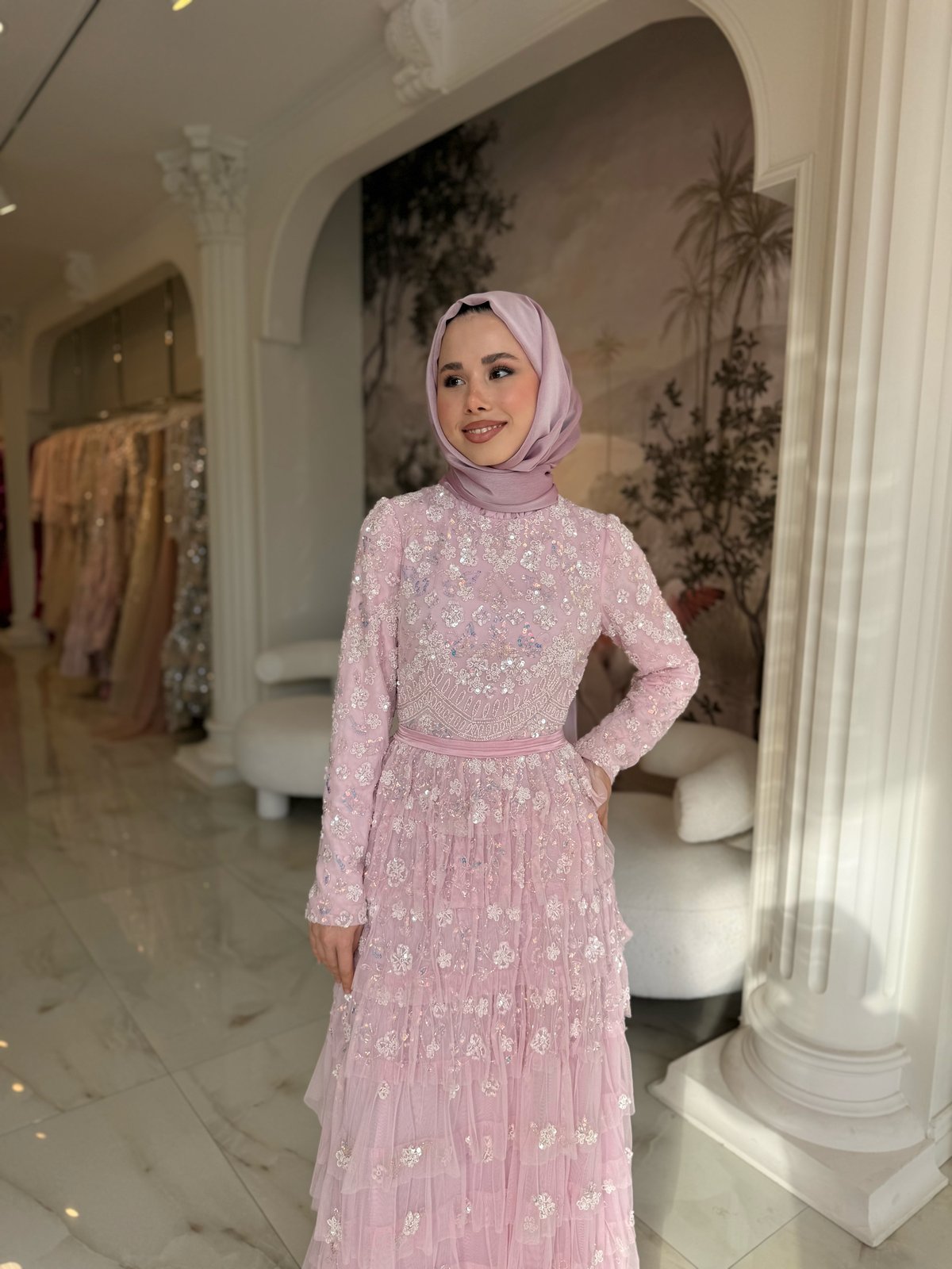 Loco Kat Kat Elbise - Pembe