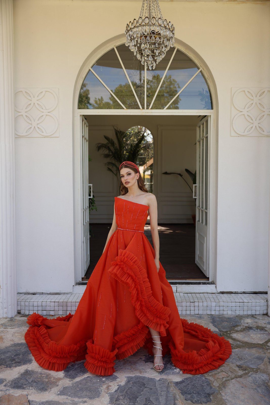 Solaria Turuncu Elbise - Turuncu