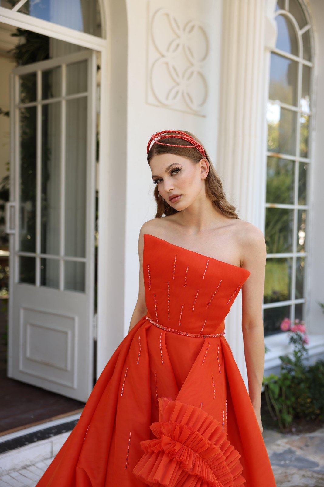 Solaria Turuncu Elbise - Turuncu