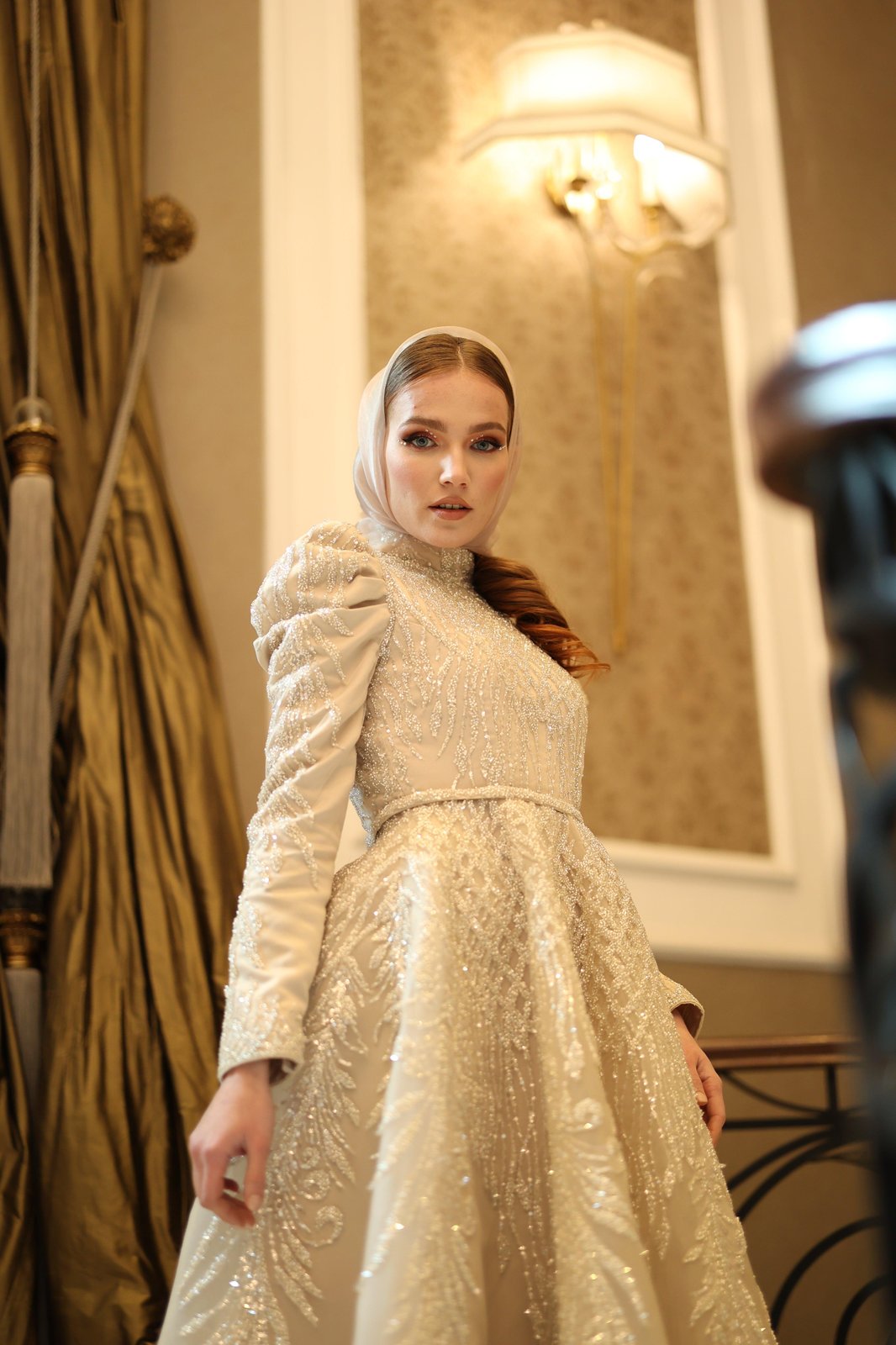 Anna Midi Boy Elbise - Bej