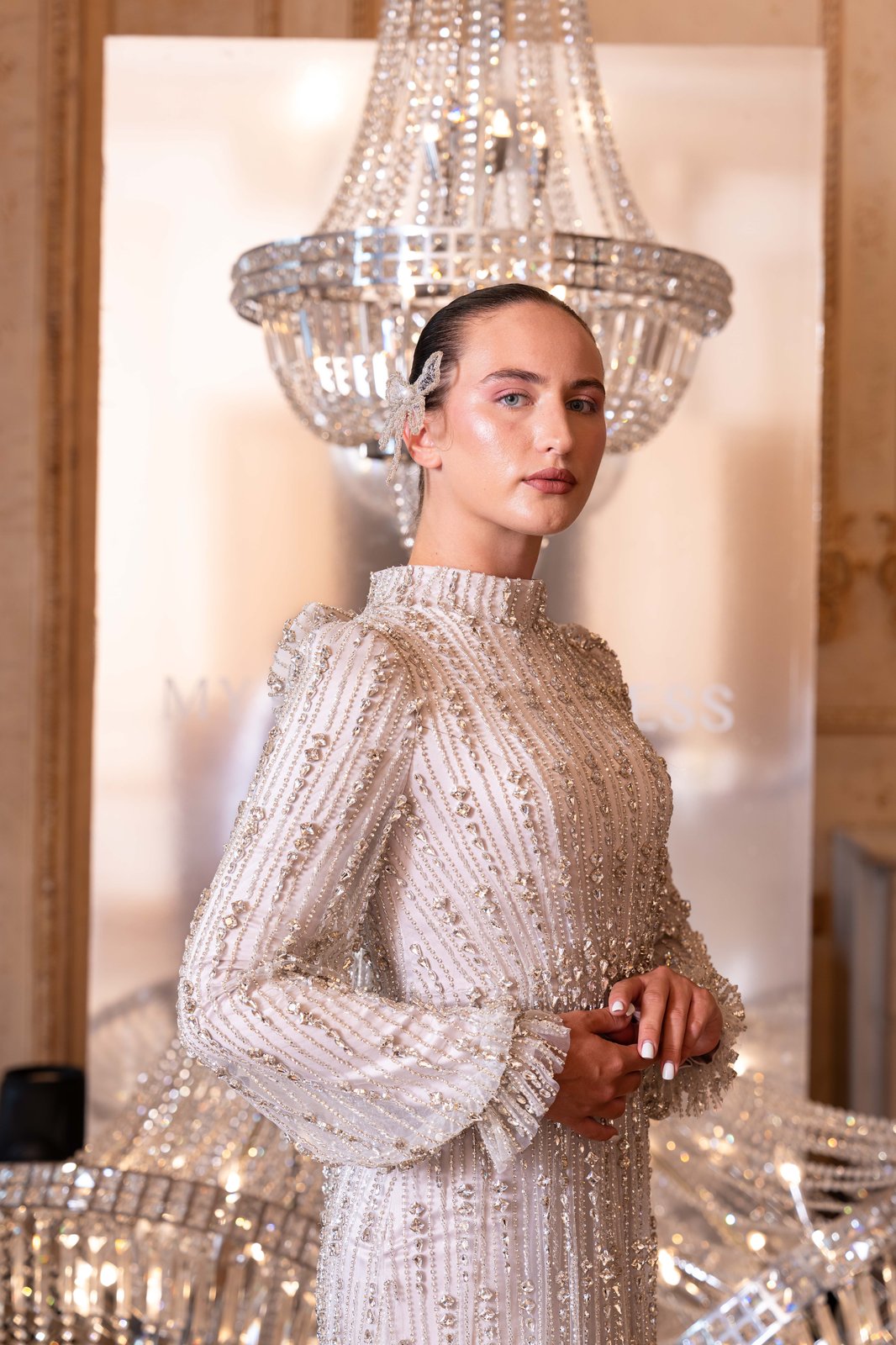 Serenity Fiyonk Detaylı Elbise - Gri