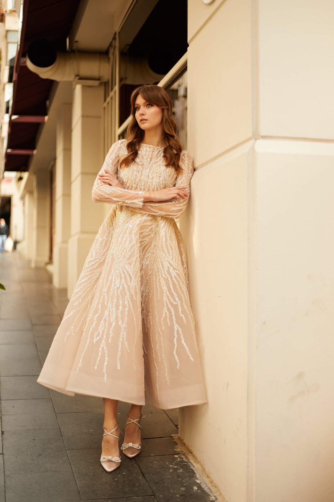 Twinkle İşlemeli Elbise