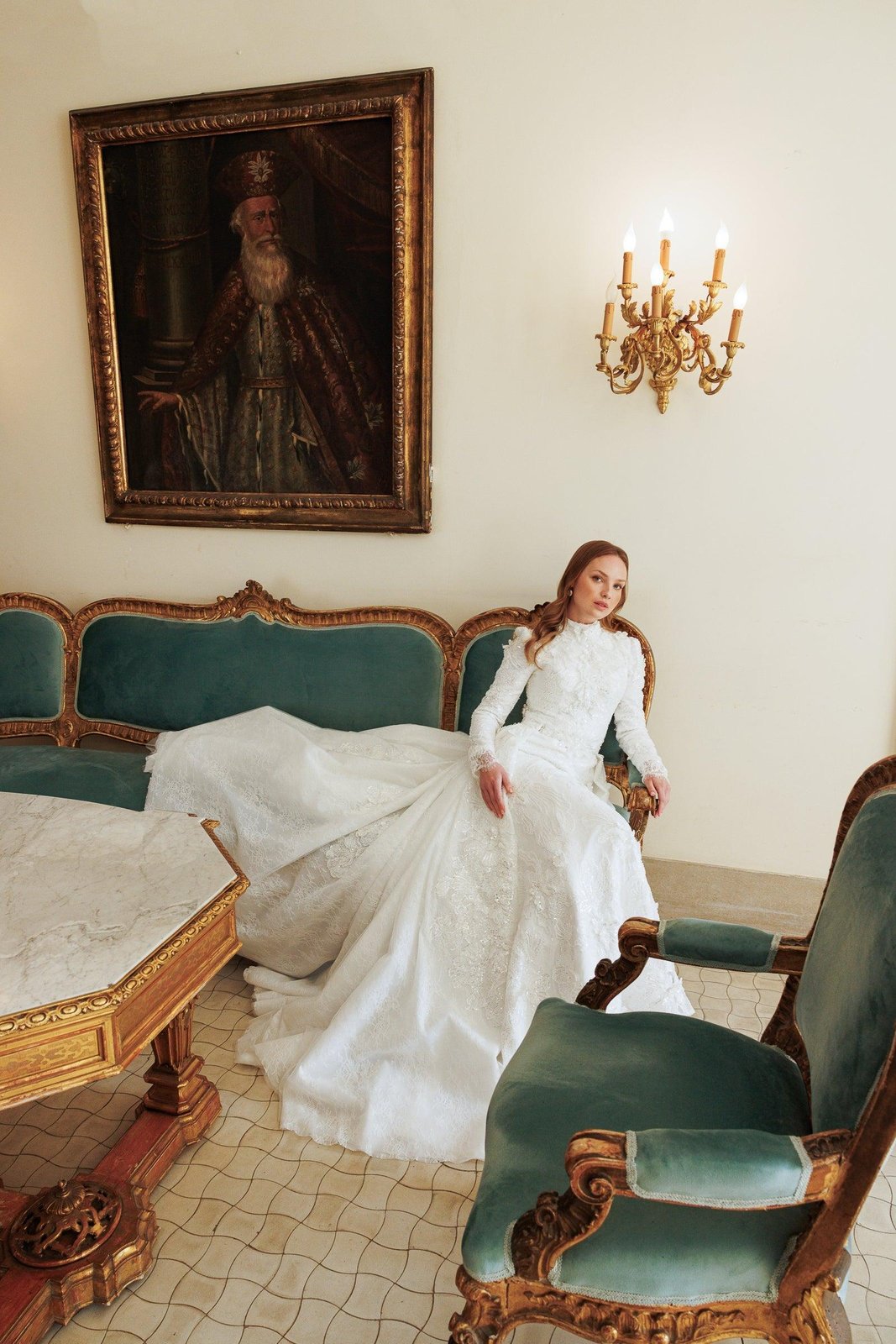 Meghan Kuyruklu Gelinlik