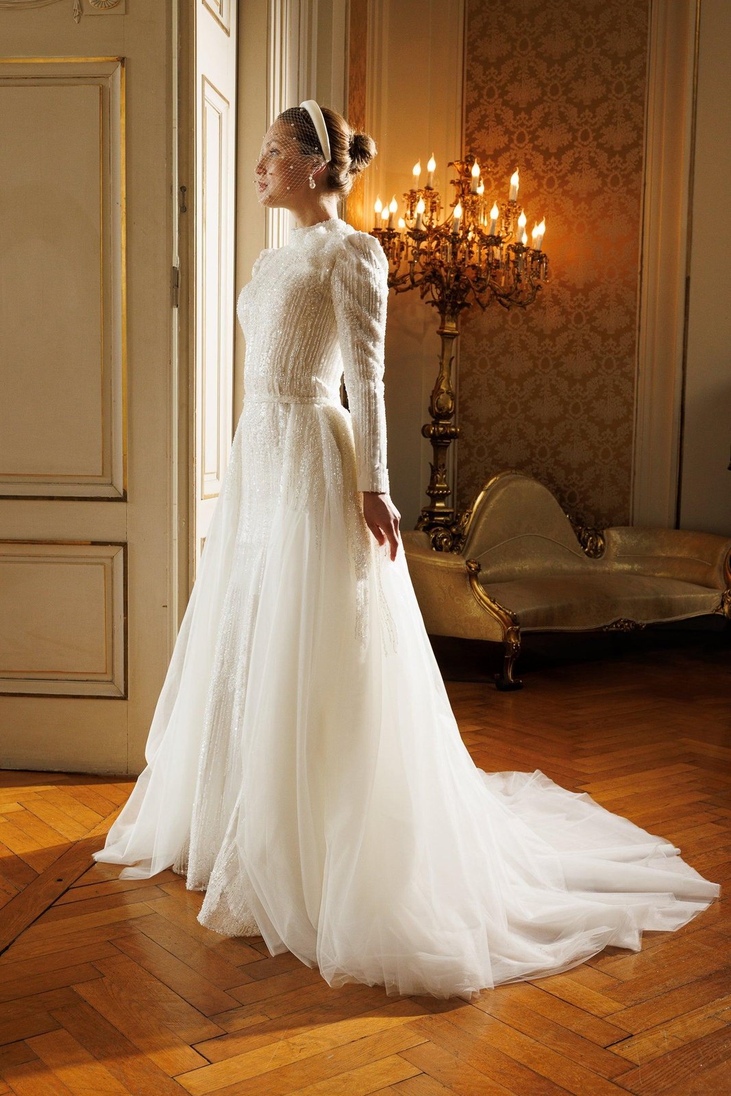 Eternal Kuyruklu Gelinlik - Beyaz