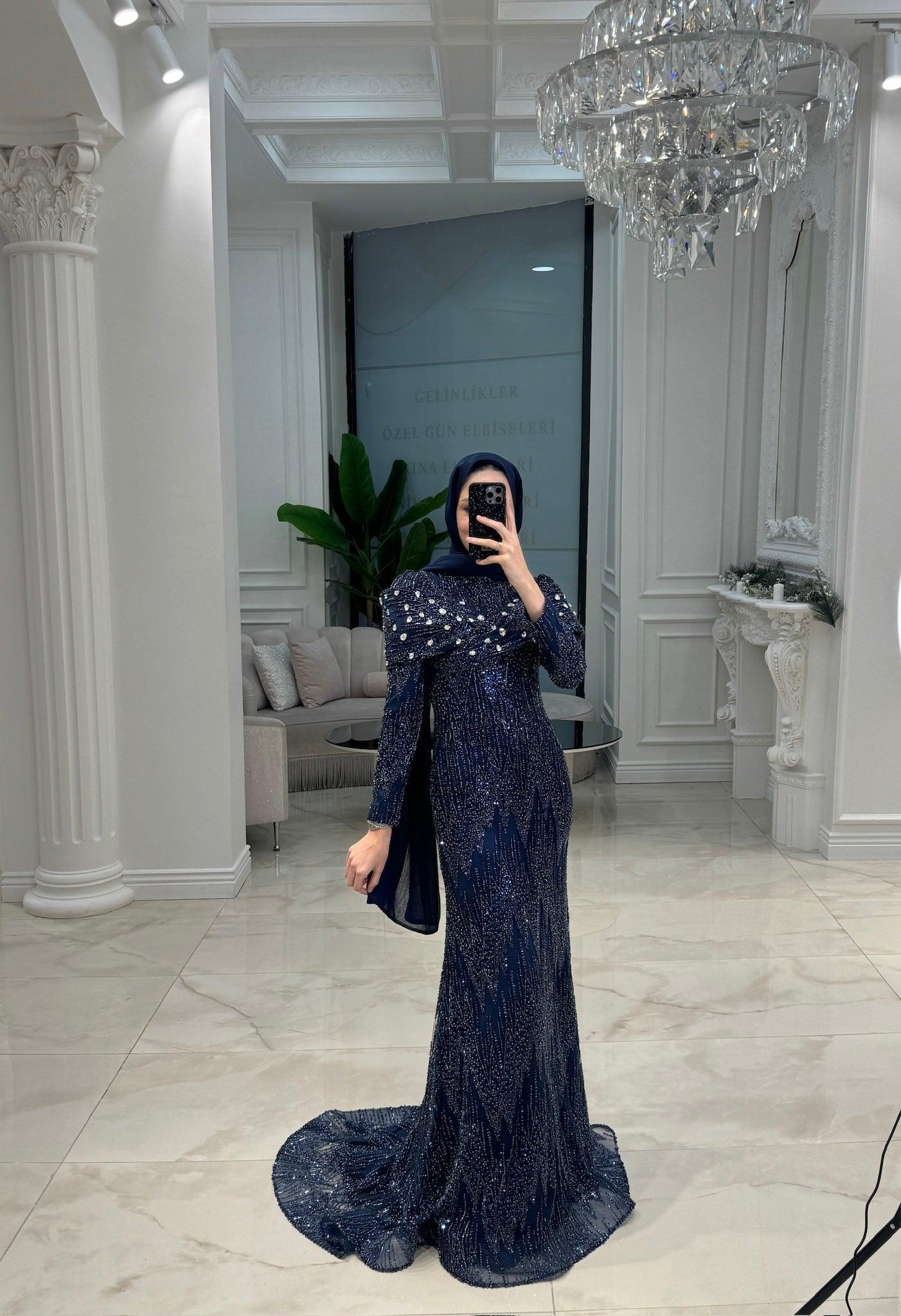 Lumina Omuz Detaylı Elbise