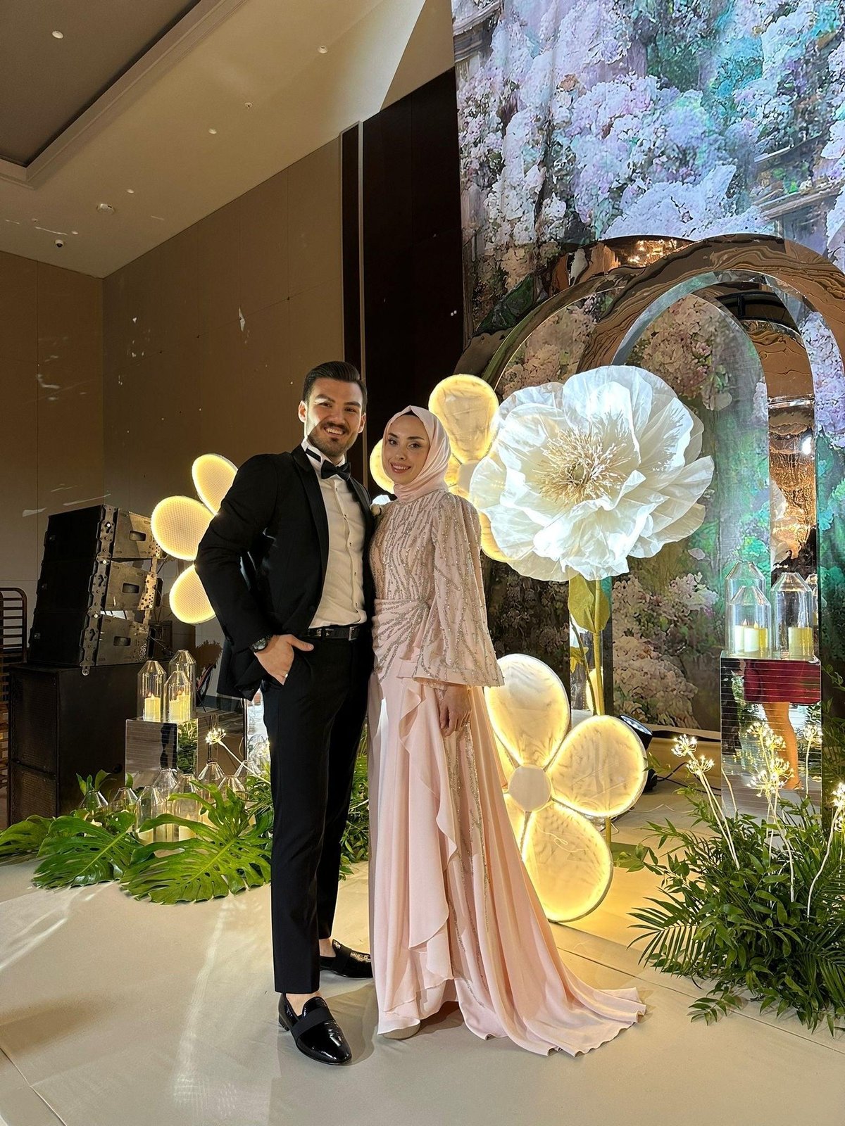 Brillar Kasnak Elbise - Pembe