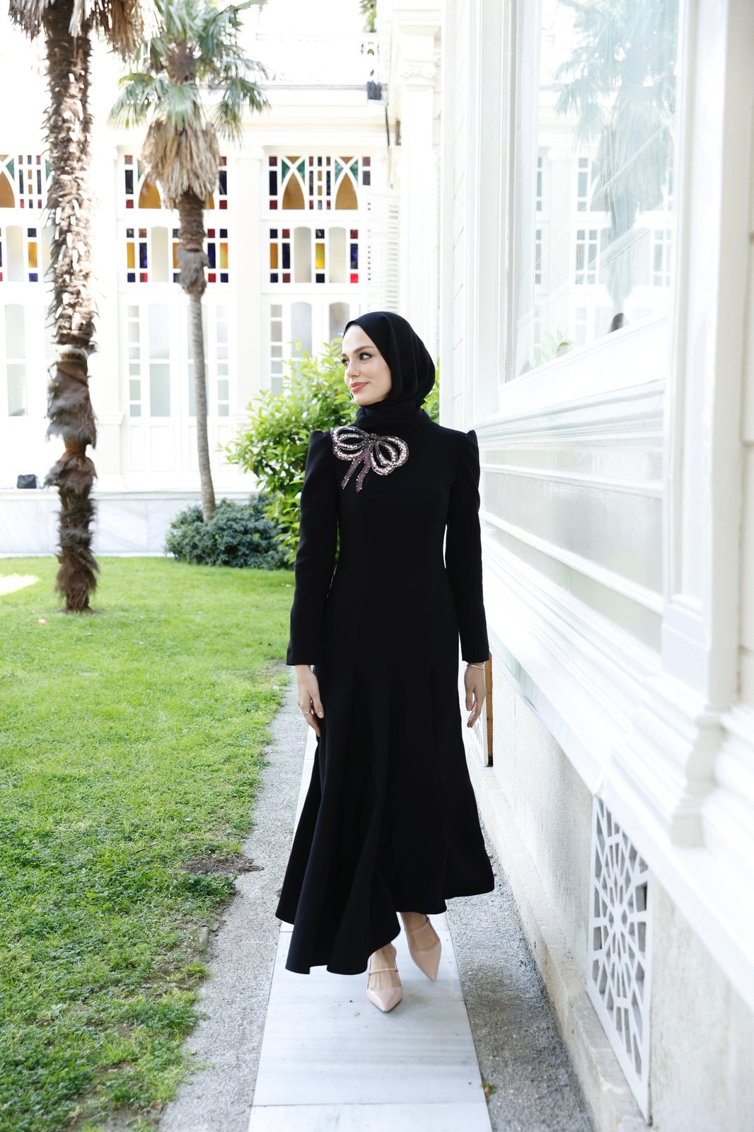 Dolce Midi Boy Elbise - Siyah