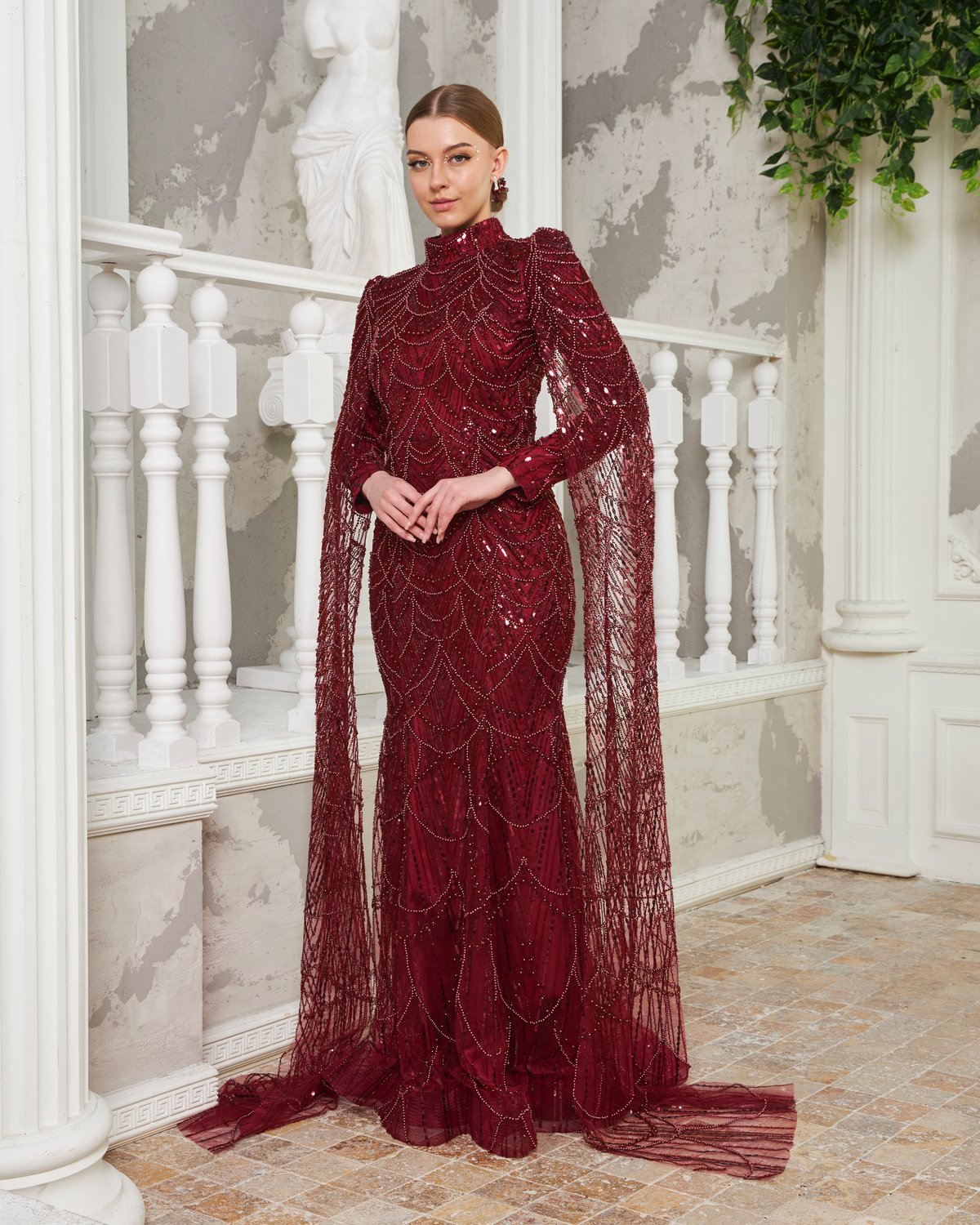 Elsa - Burgundy