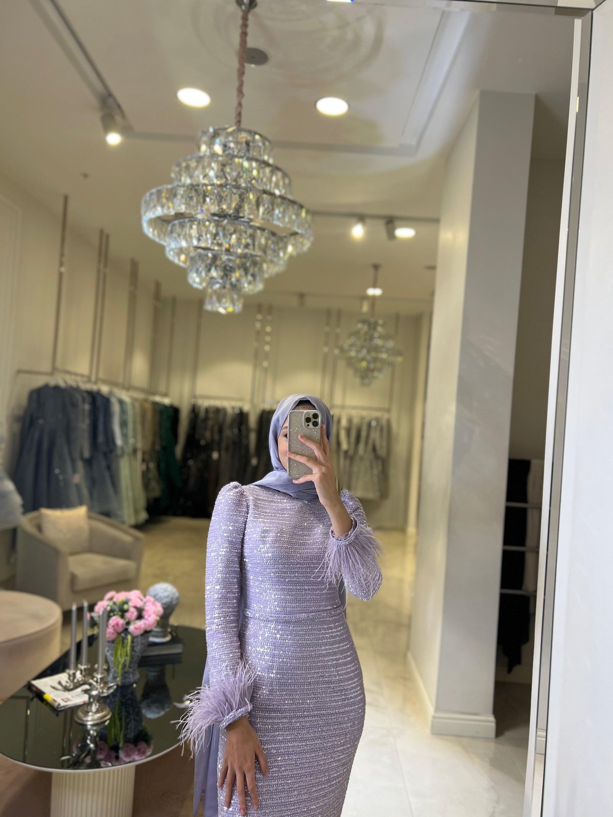 Harper Kalem Elbise - Lila