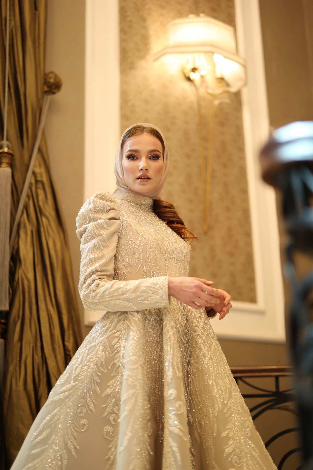 Anna Midi Boy Elbise - Bej