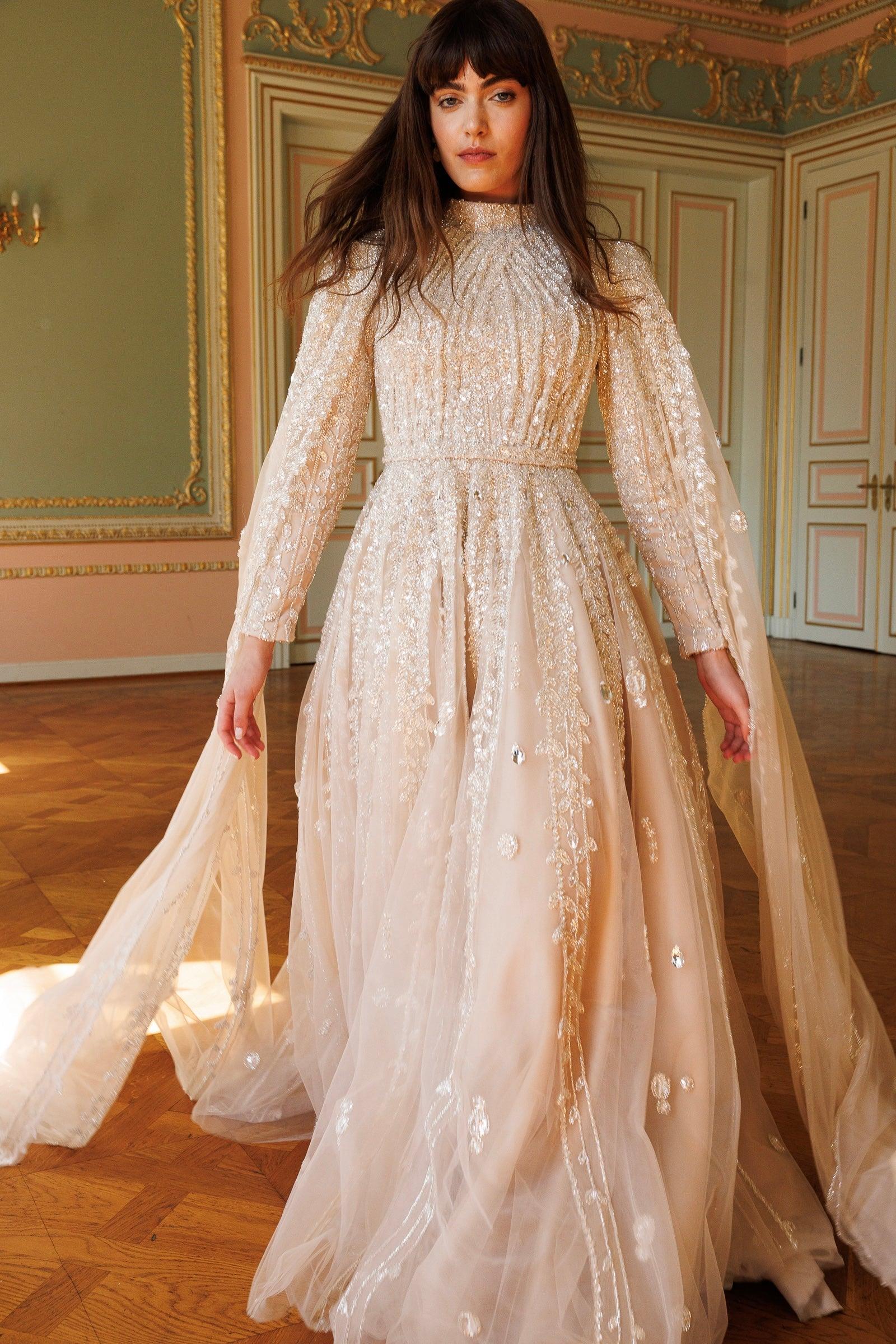 Bella Pelerinli Elbise