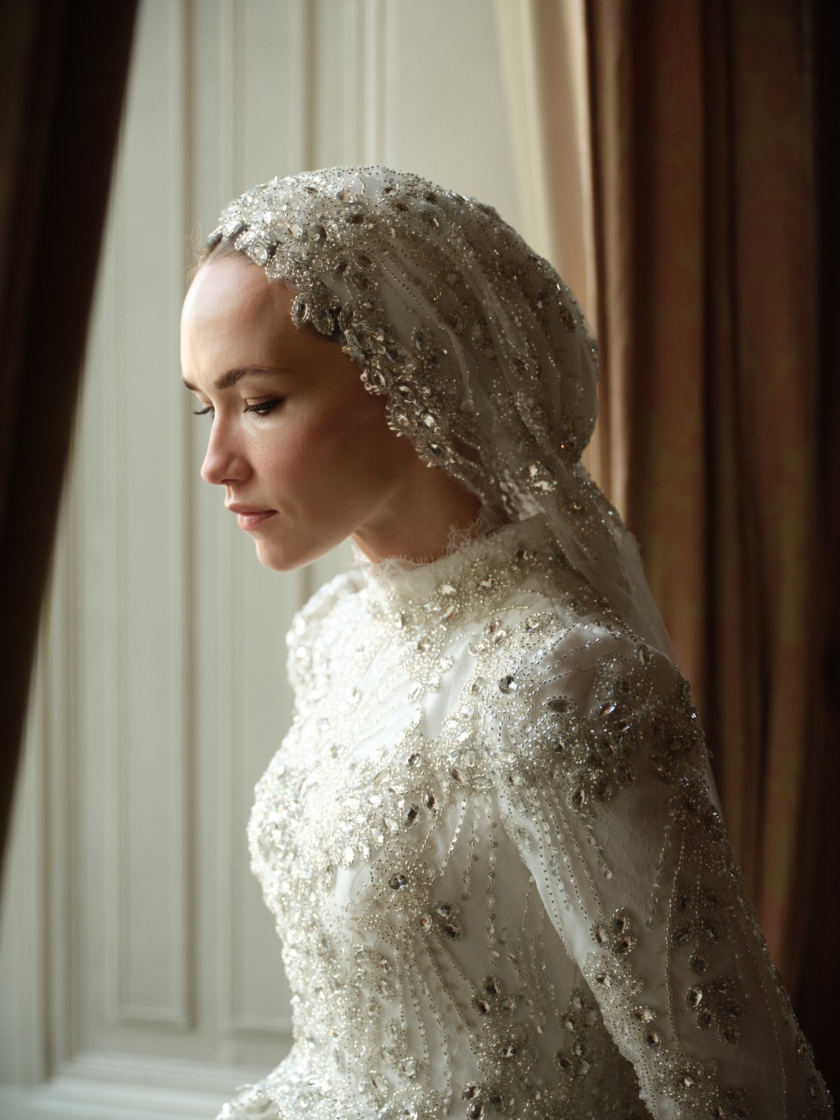 Nile Kasnak Gelinlik II - Beyaz