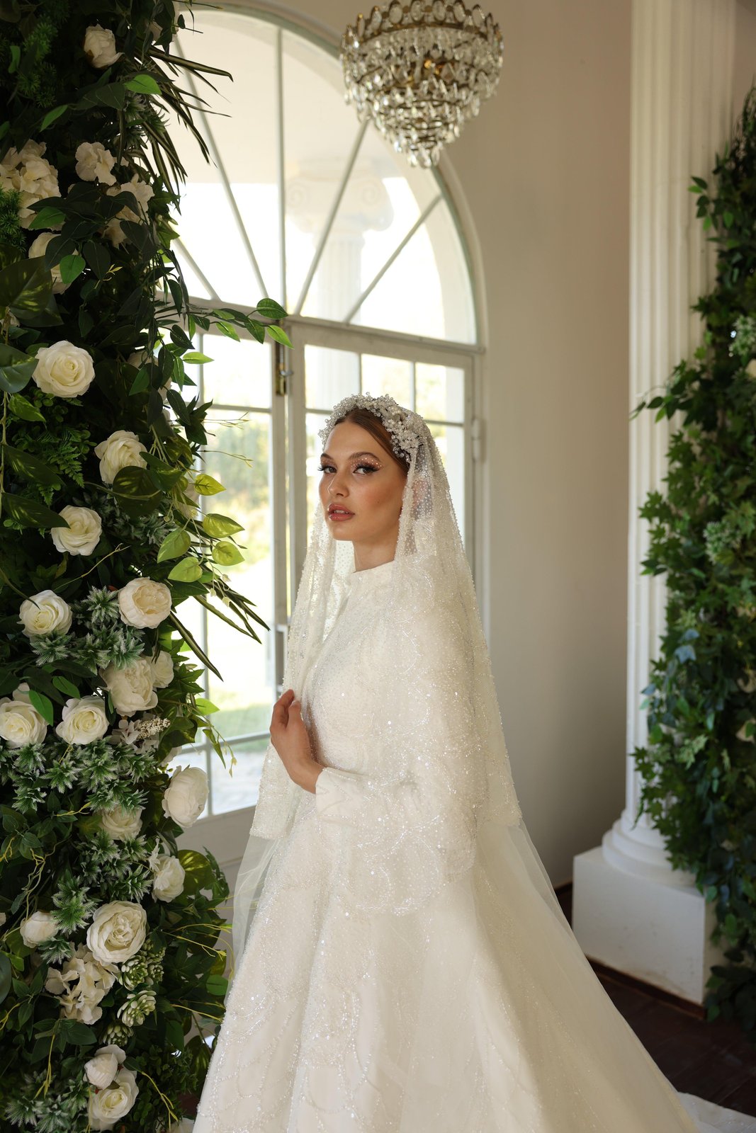 Chance İşlemeli Gelinlik - Beyaz