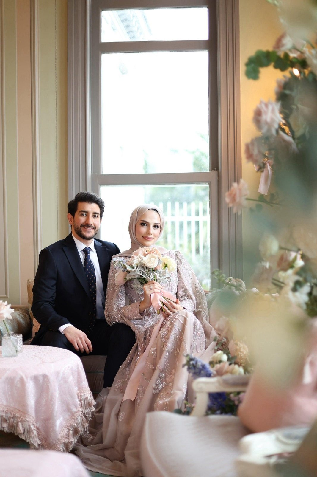 Bloom Kasnak Elbise - Pudra