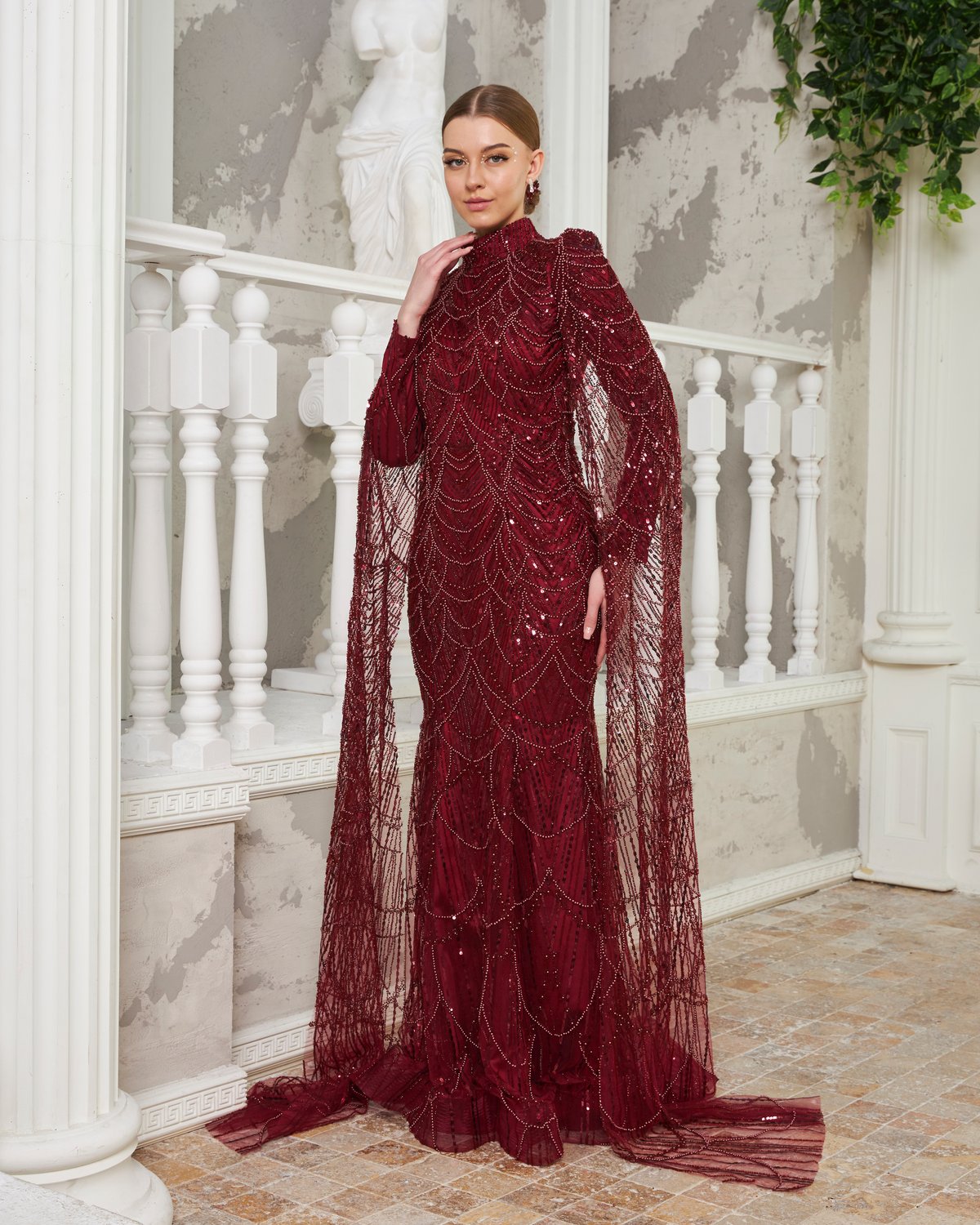 Elsa - Burgundy