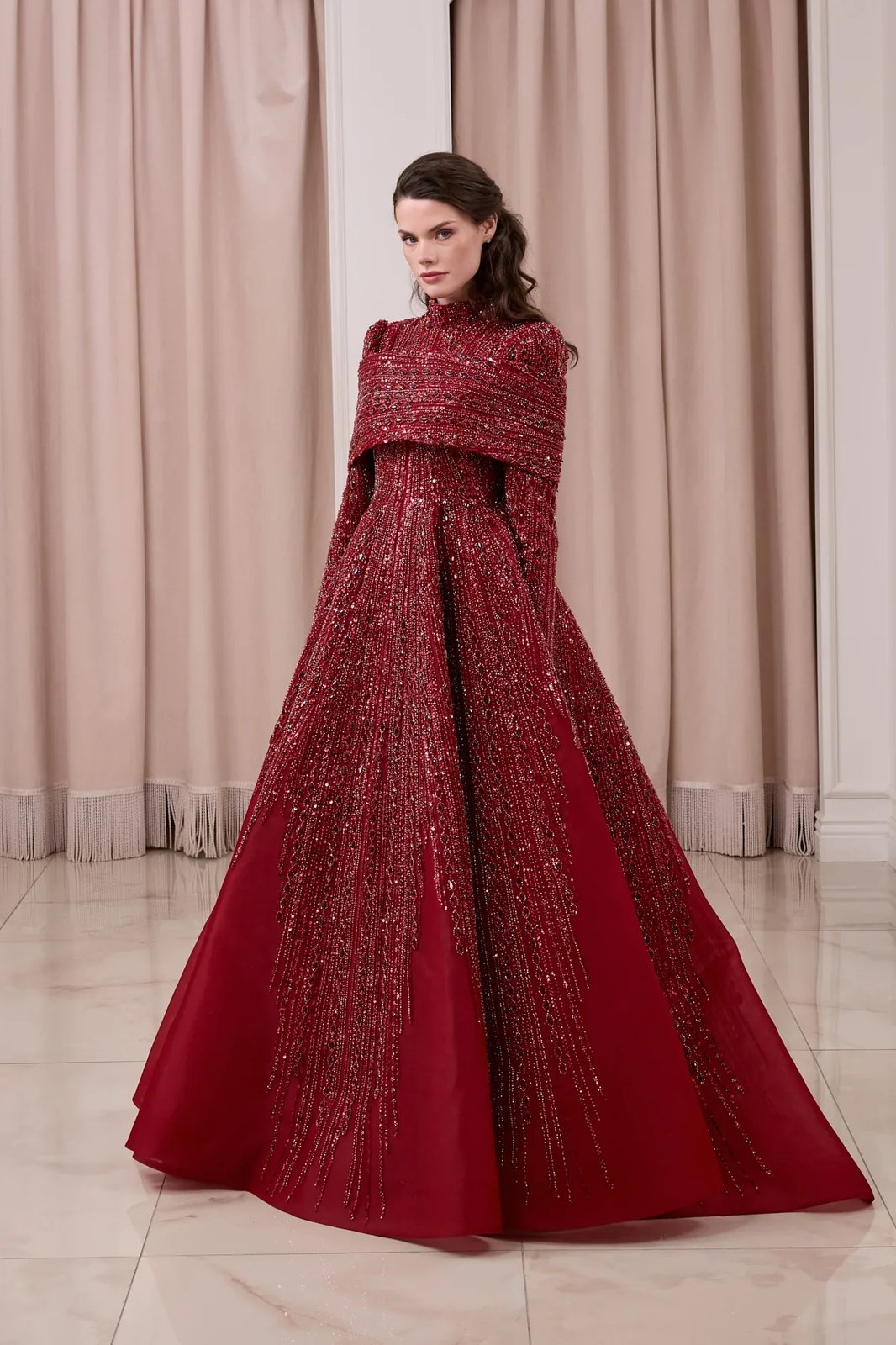 Nivara Omuz Detaylı Elbise