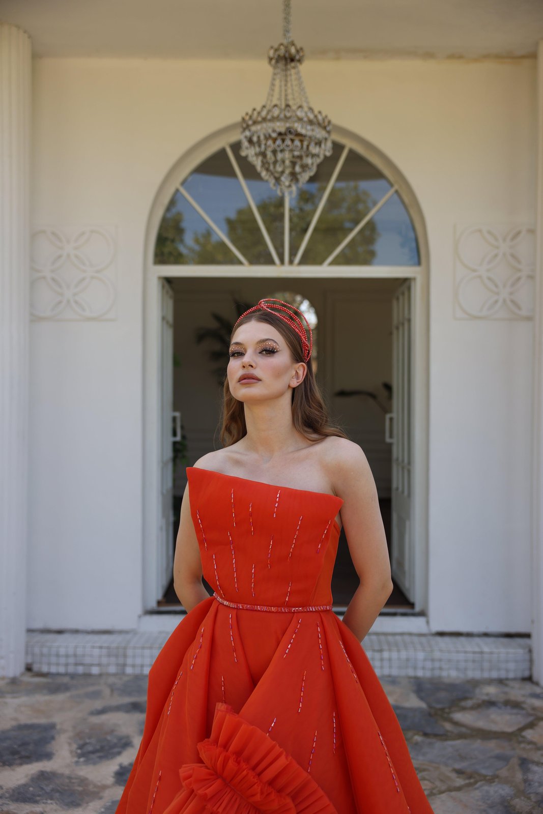 Solaria Turuncu Elbise - Turuncu