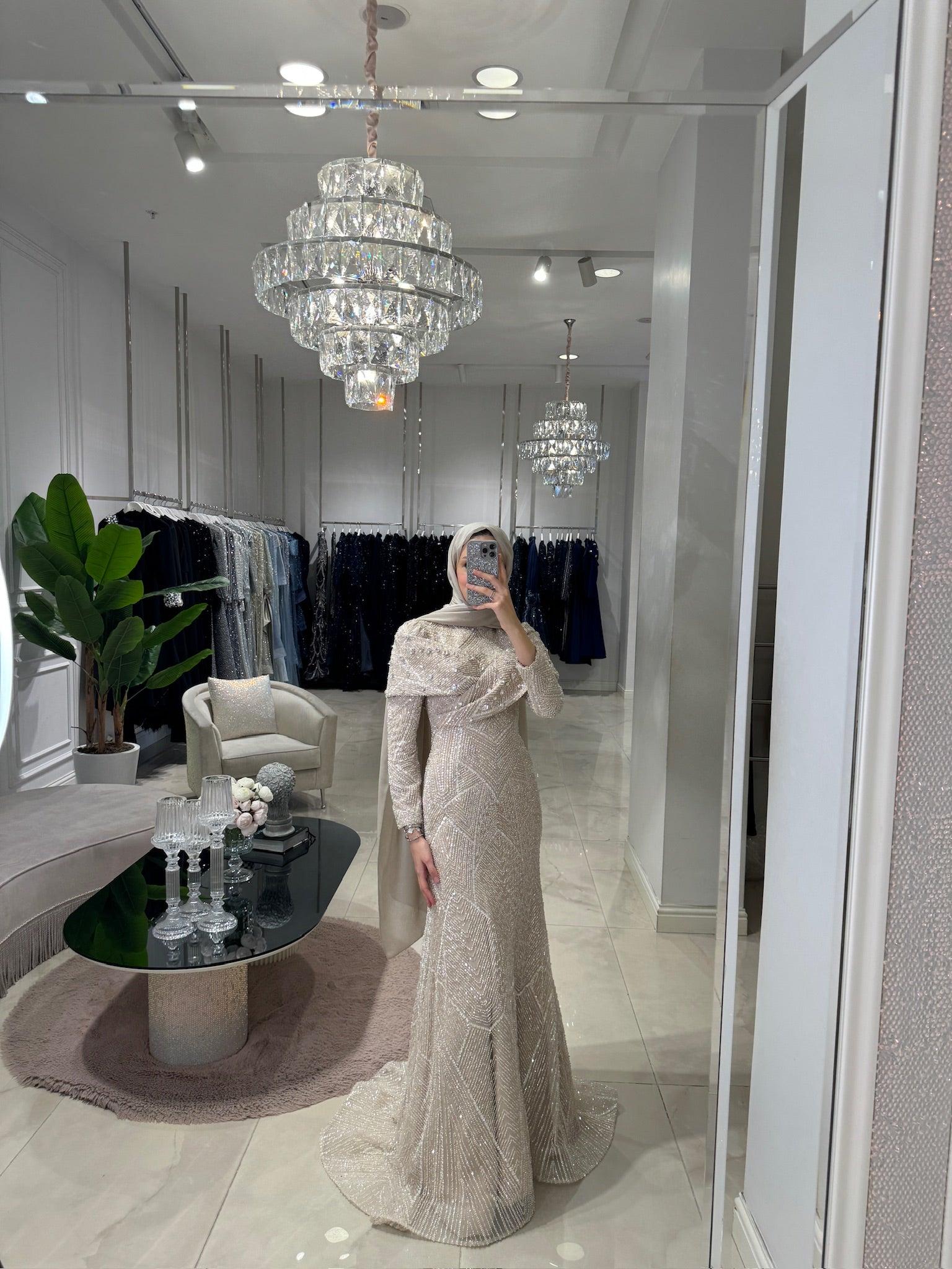 Lumina Omuz Detaylı Elbise