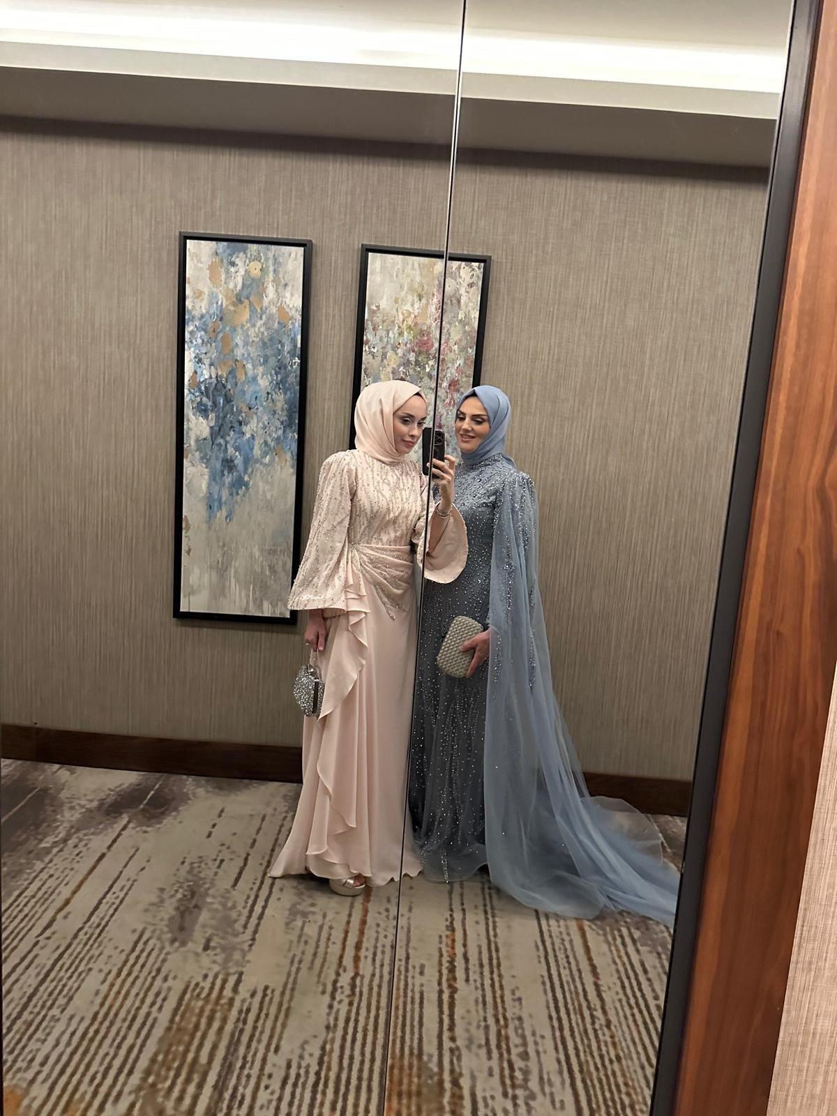 Brillar Kasnak Elbise - Pembe