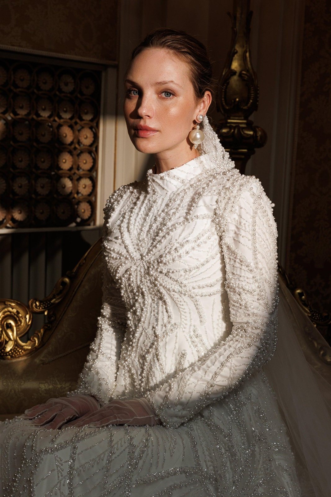 Rosaline İncili Gelinlik