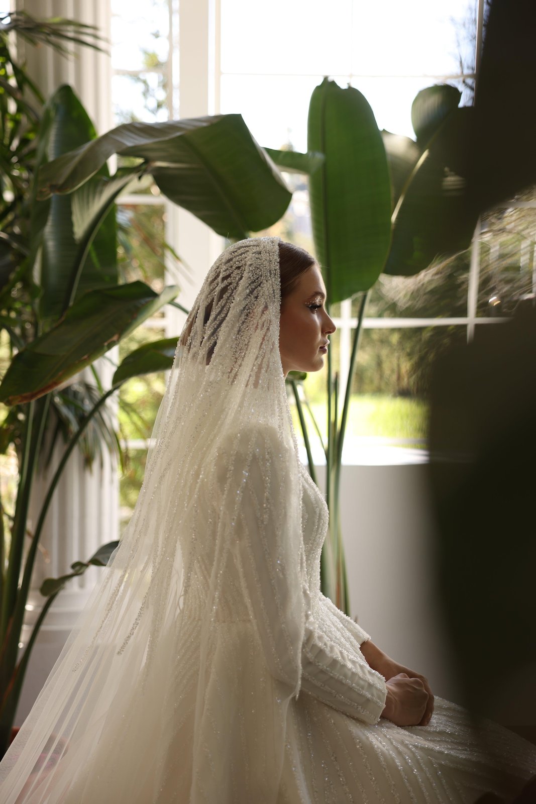 Amanda Kasnak Gelinlik - Beyaz