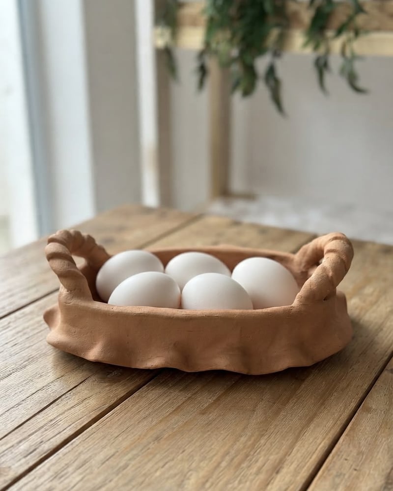 Foto de Cesta em barro